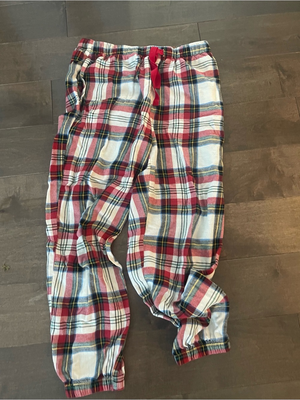 Old navy Women Christmas Red Plaid Flannel Pajama Pants - medium